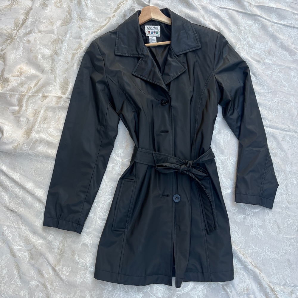 Women's Black Trench Coat